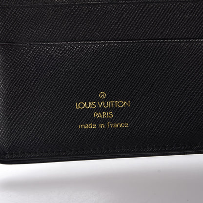 Louis Vuitton Mini Monogram Compact Wallet Black 6 of 9