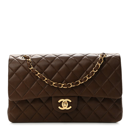 Chanel Lambskin Quilted Medium Double Flap Brown 1 of 12