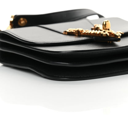 Versace Vitello Barocco Virtus Small Top Handle Shoulder Bag Black 8 of 18