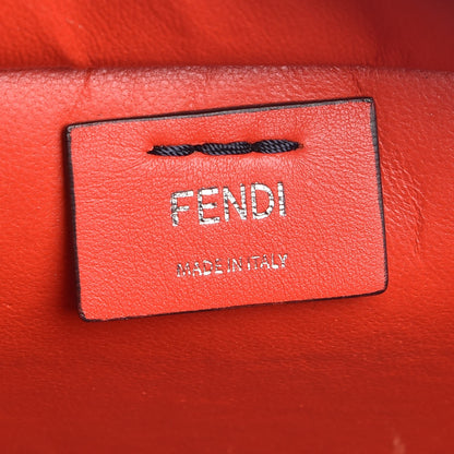 Fendi Vitello Dolce Marmol Shiny Nappa Petite 3Jours Tote Blue Notte 6 of 13