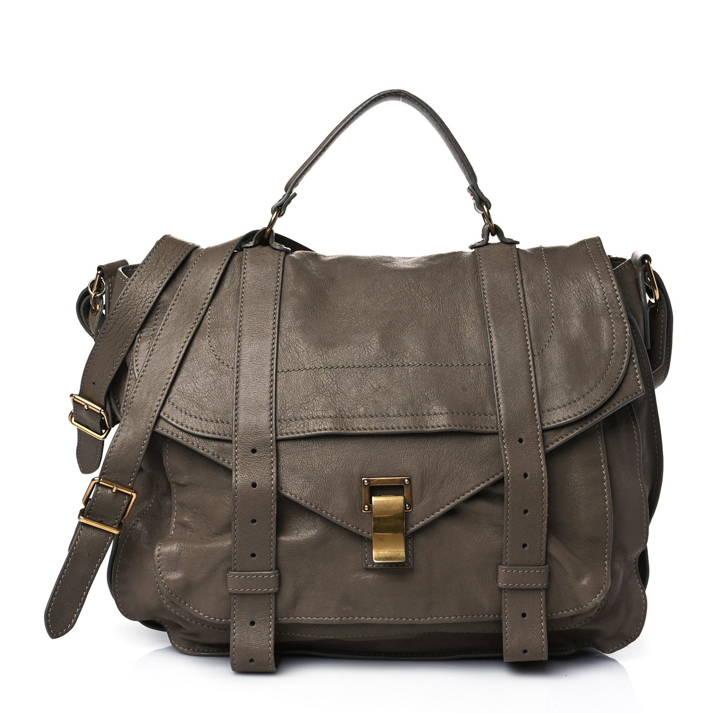 Lambskin Large PS1 Satchel Smoke