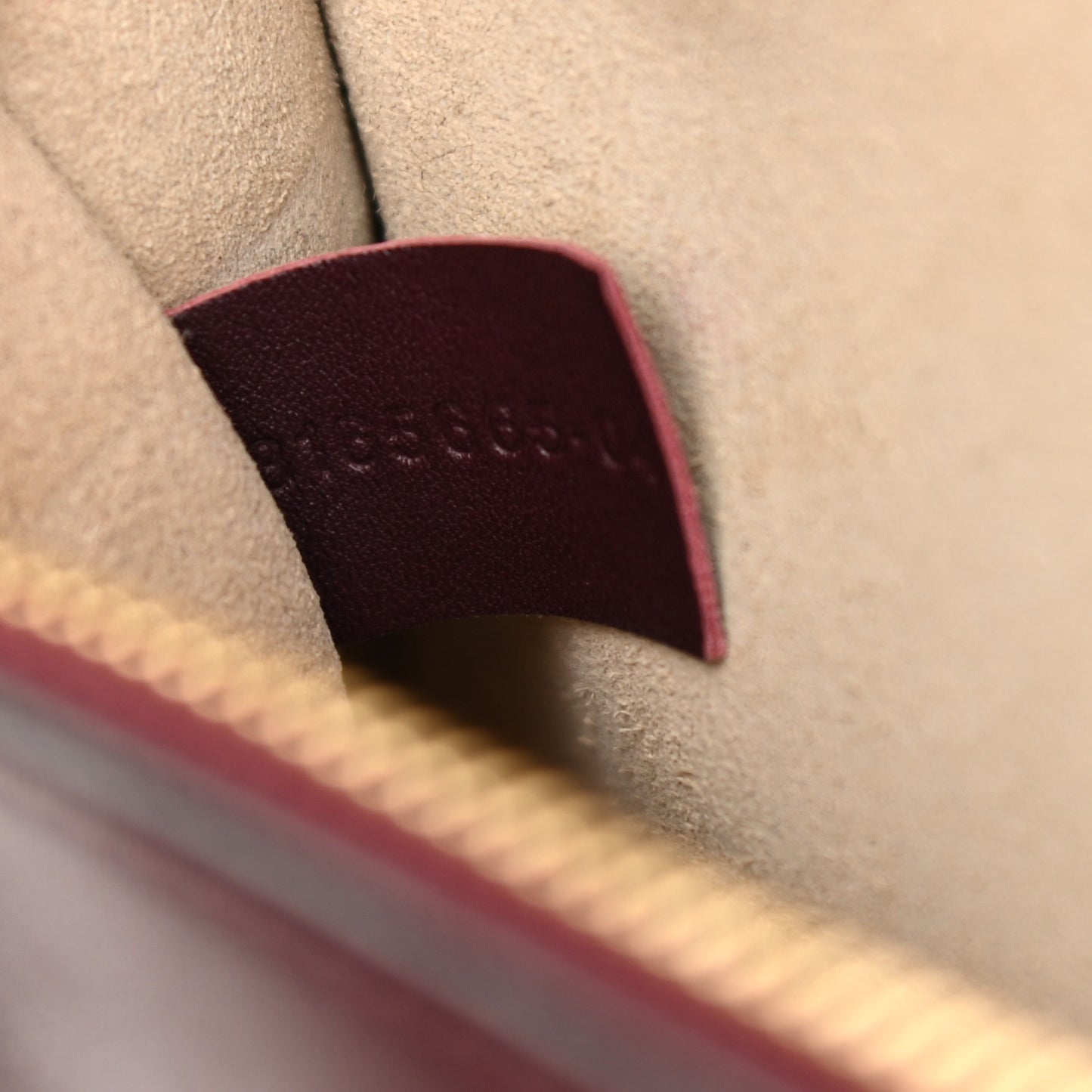 Suede Smooth Calfskin Medium Kurtis Shoulder Bag Plum Purple