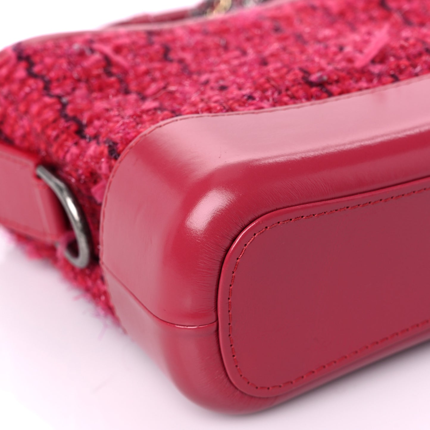 Tweed Calfskin Small Gabrielle Hobo Pink