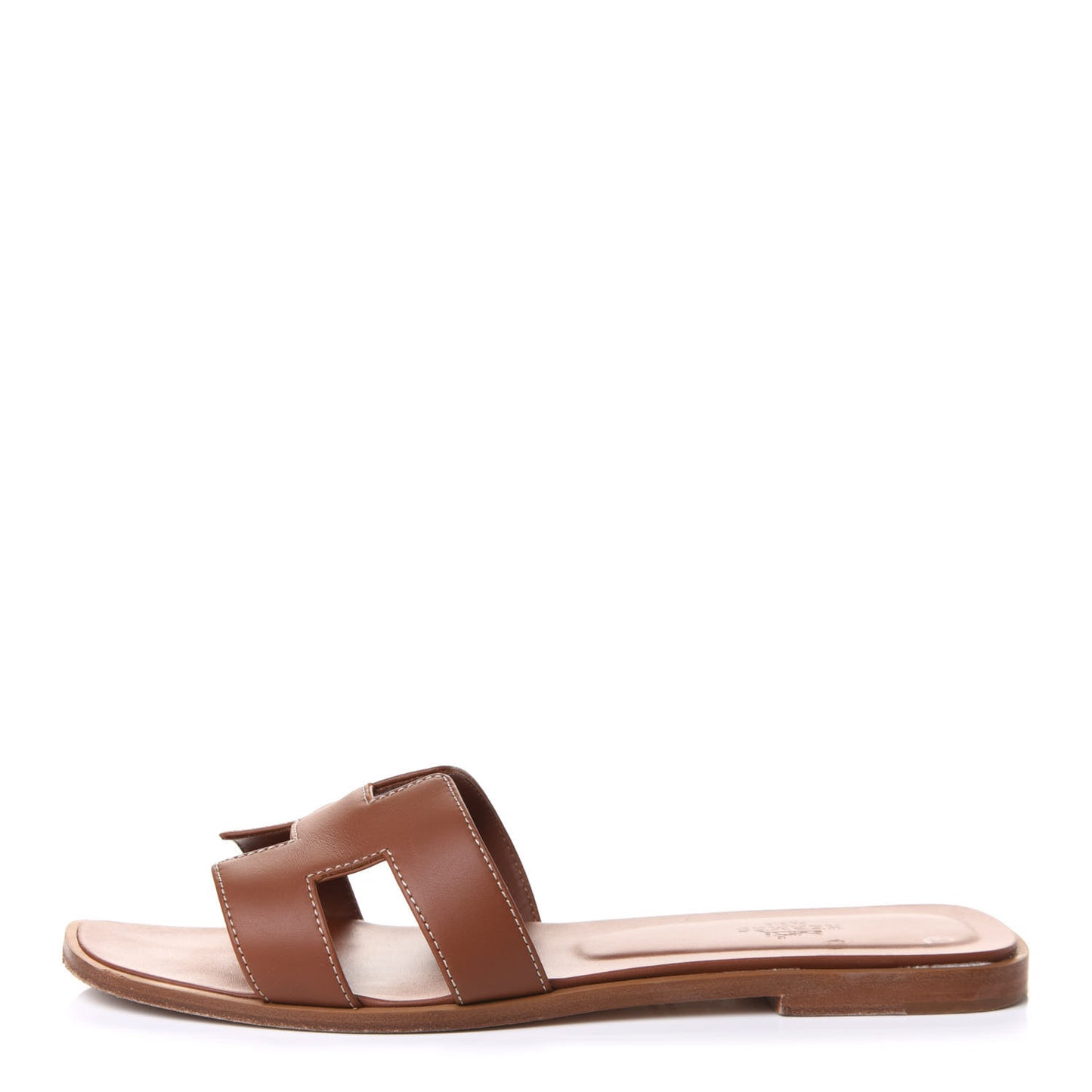 Box Calfskin Oran Sandals 40 Gold