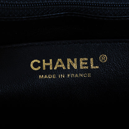 Chanel Caviar Quilted Jumbo Single Flap Black 7 of 10