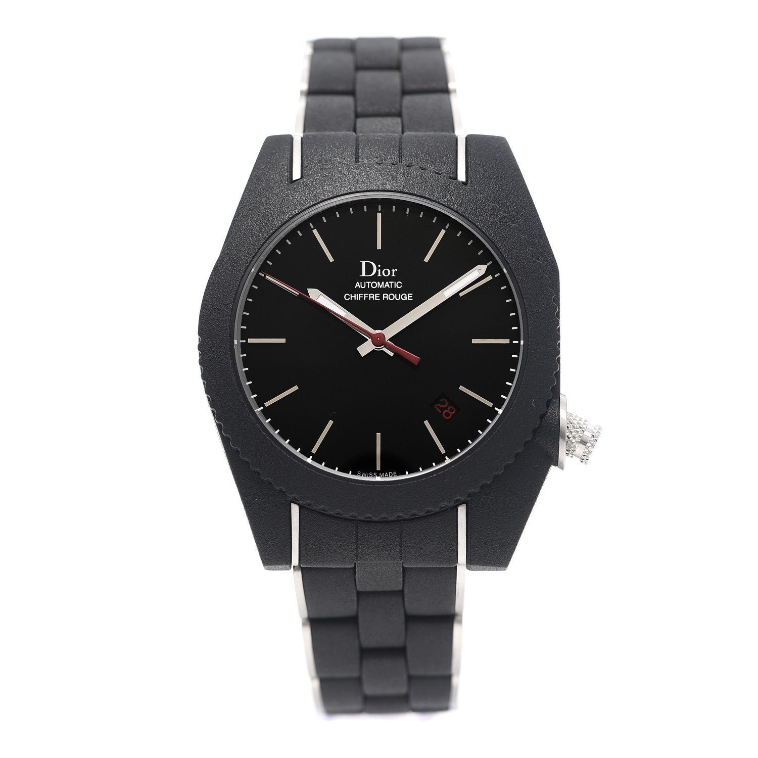 Christian Dior Stainless Steel Rubber 39mm Chiffre Rouge Automatic Watch Black 1 of 6