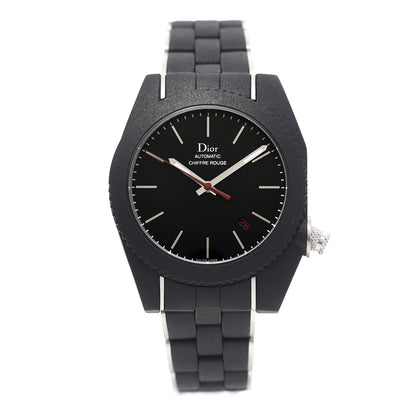 Christian Dior Stainless Steel Rubber 39mm Chiffre Rouge Automatic Watch Black 1 of 6