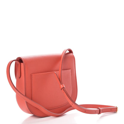 Celine Grained Calfskin Small Trotteur Poppy 3 of 7