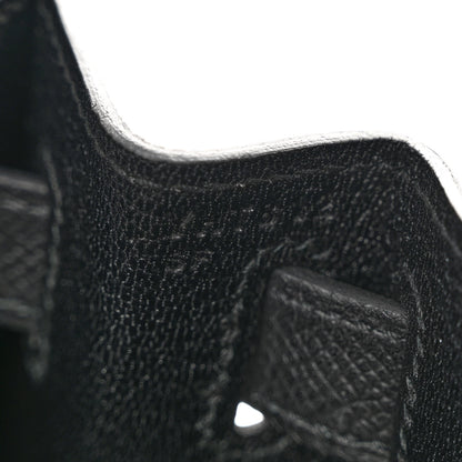 Hermes Epsom Kelly Sellier 28 Black 7 of 12