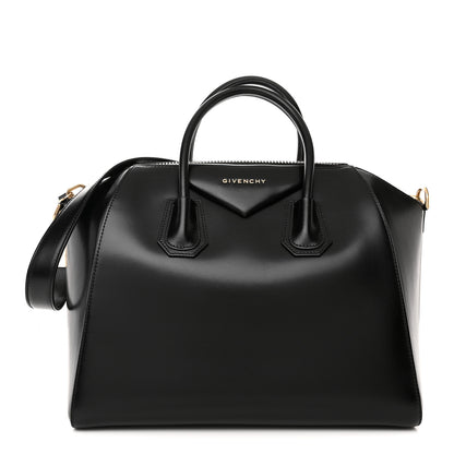 Givenchy Shiny Lord Calfskin Medium Antigona Black 1 of 11