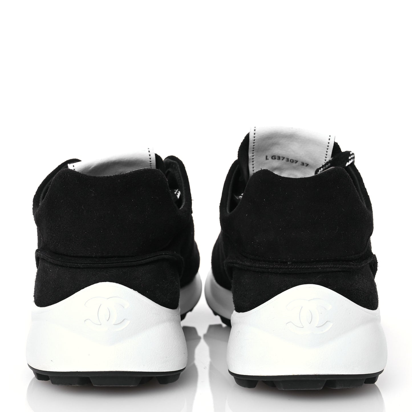 Suede Goatskin CC Sneakers 37 Black