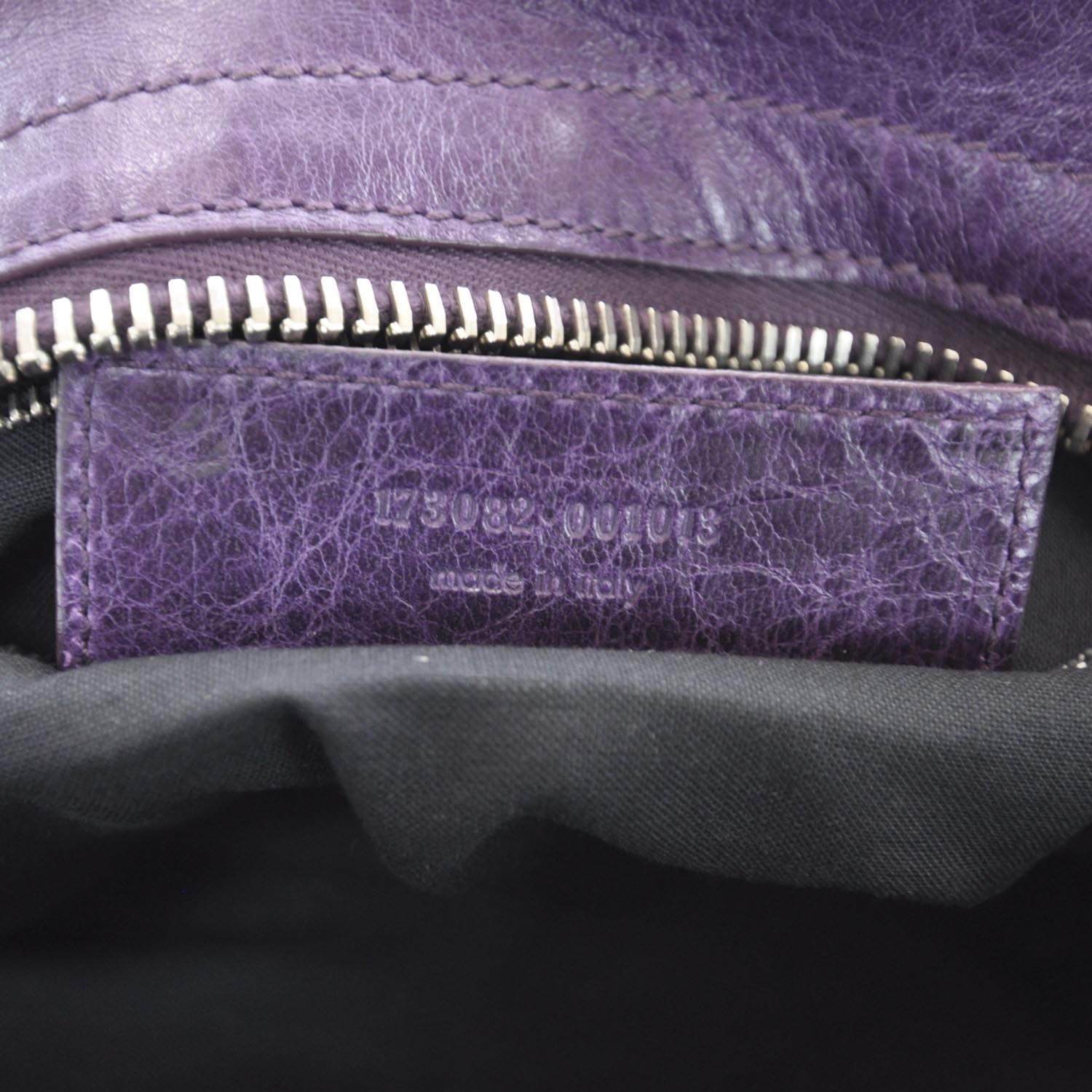 Balenciaga Agneau Giant 21 Part Time Raisin 9 of 12