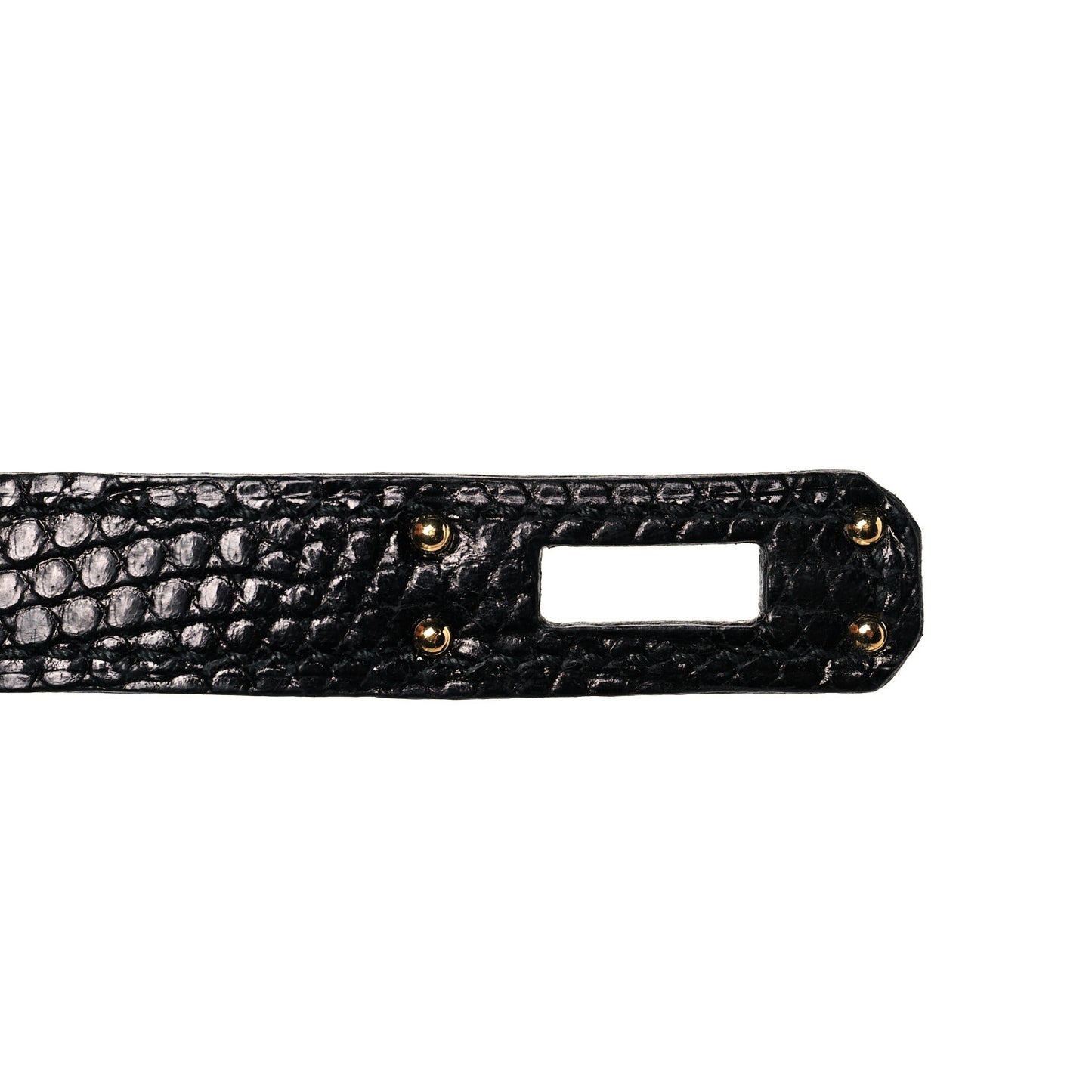 Togo Lizard Kelly Retourne Touch 25 Black