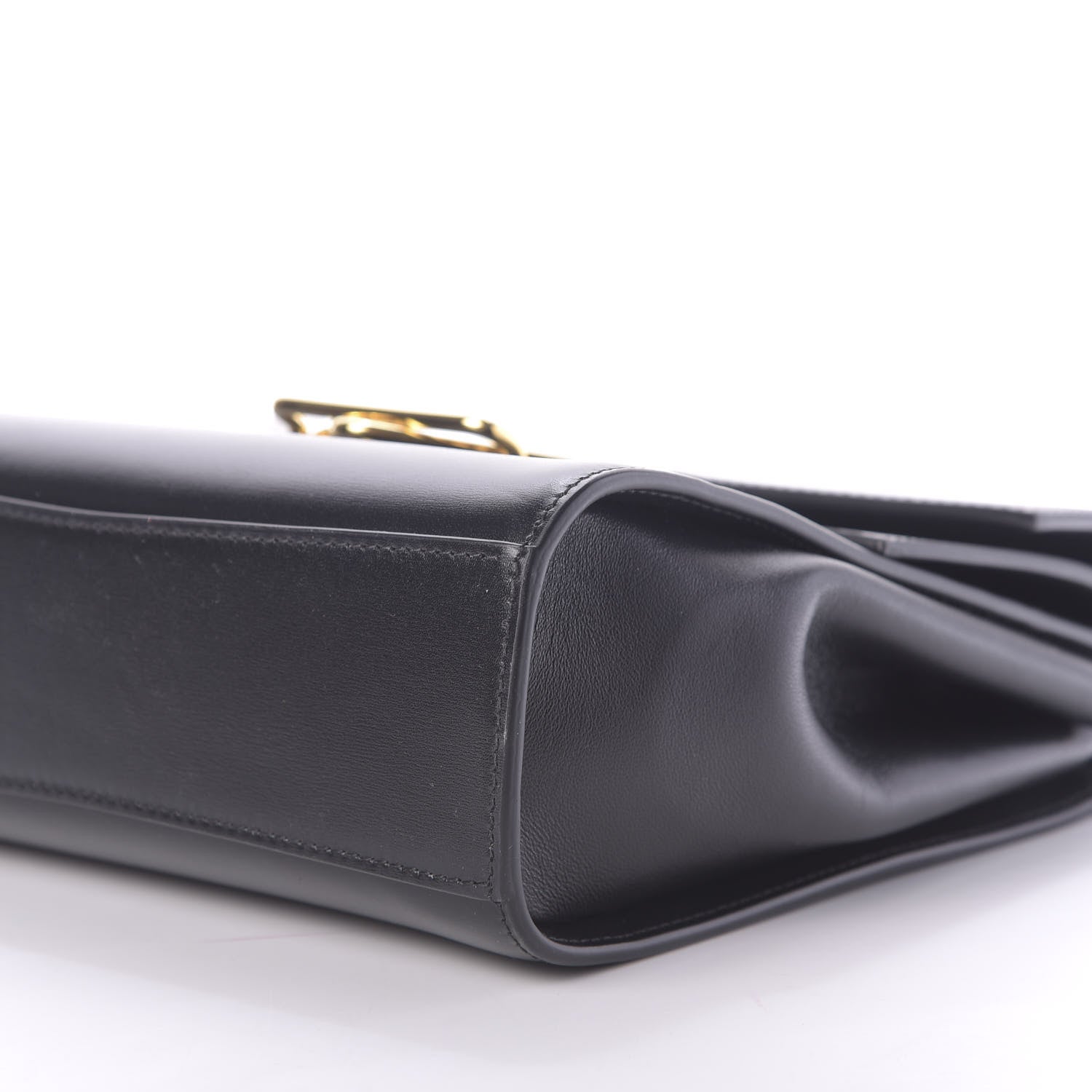 Bottega Veneta Box Calfskin Nappa Clip Bag Black 7 of 10