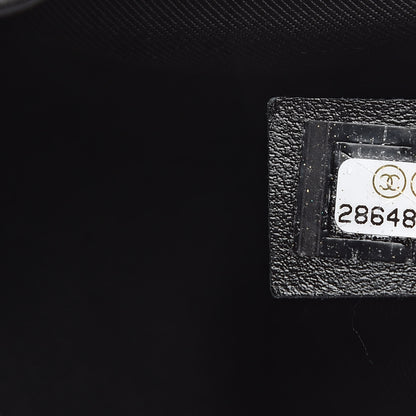 Chanel Calfskin Stitched Mini Drawstring CC Bag Black 7 of 11