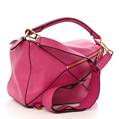 Loewe Calfskin Medium Puzzle Bag Fuchsia 3 of 11