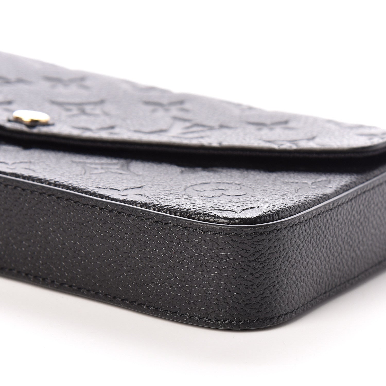 Louis Vuitton Empreinte Pochette Felicie Chain Wallet Black 7 of 12