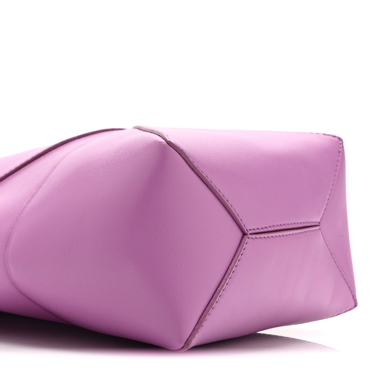 Loewe Shiny Calfskin Mini Puzzle Fold Tote Rockrose 9 of 10