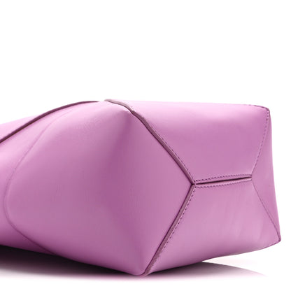 Loewe Shiny Calfskin Mini Puzzle Fold Tote Rockrose 9 of 10