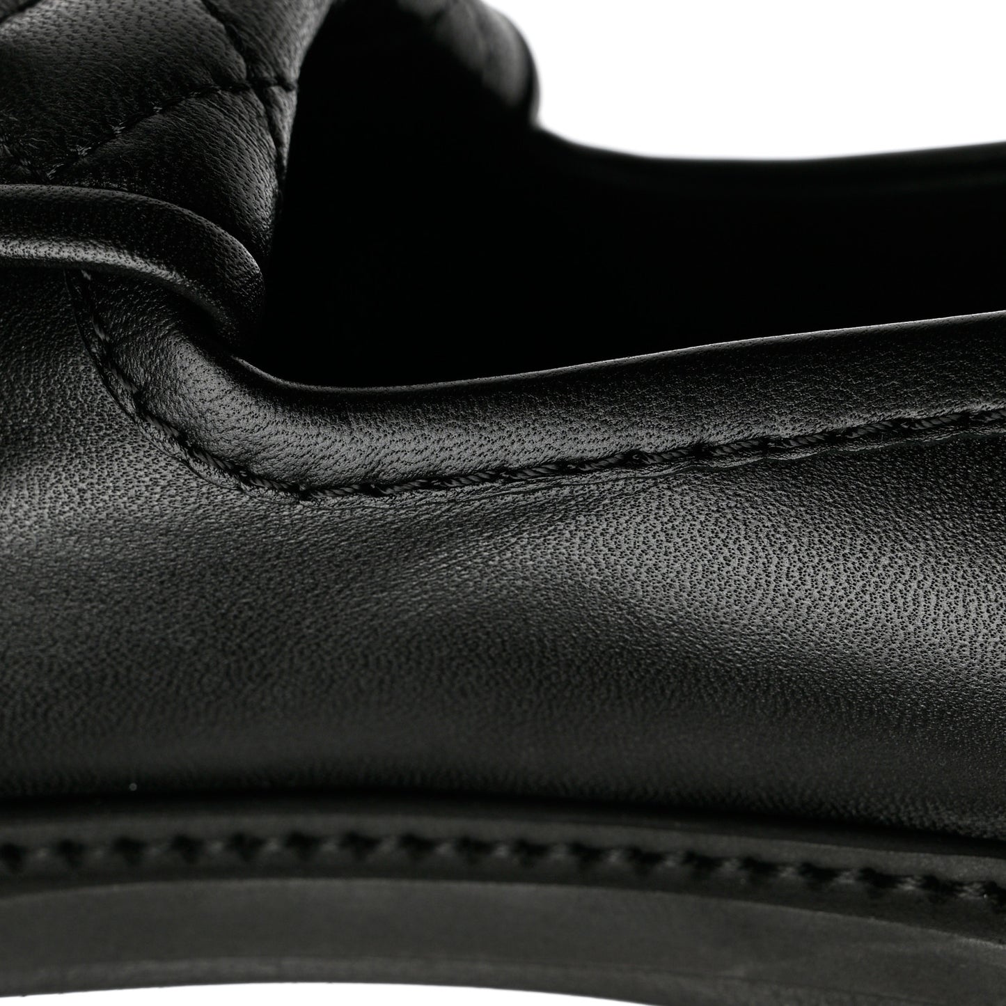 Lambskin Quilted CC Turnlock Loafers 38 Black