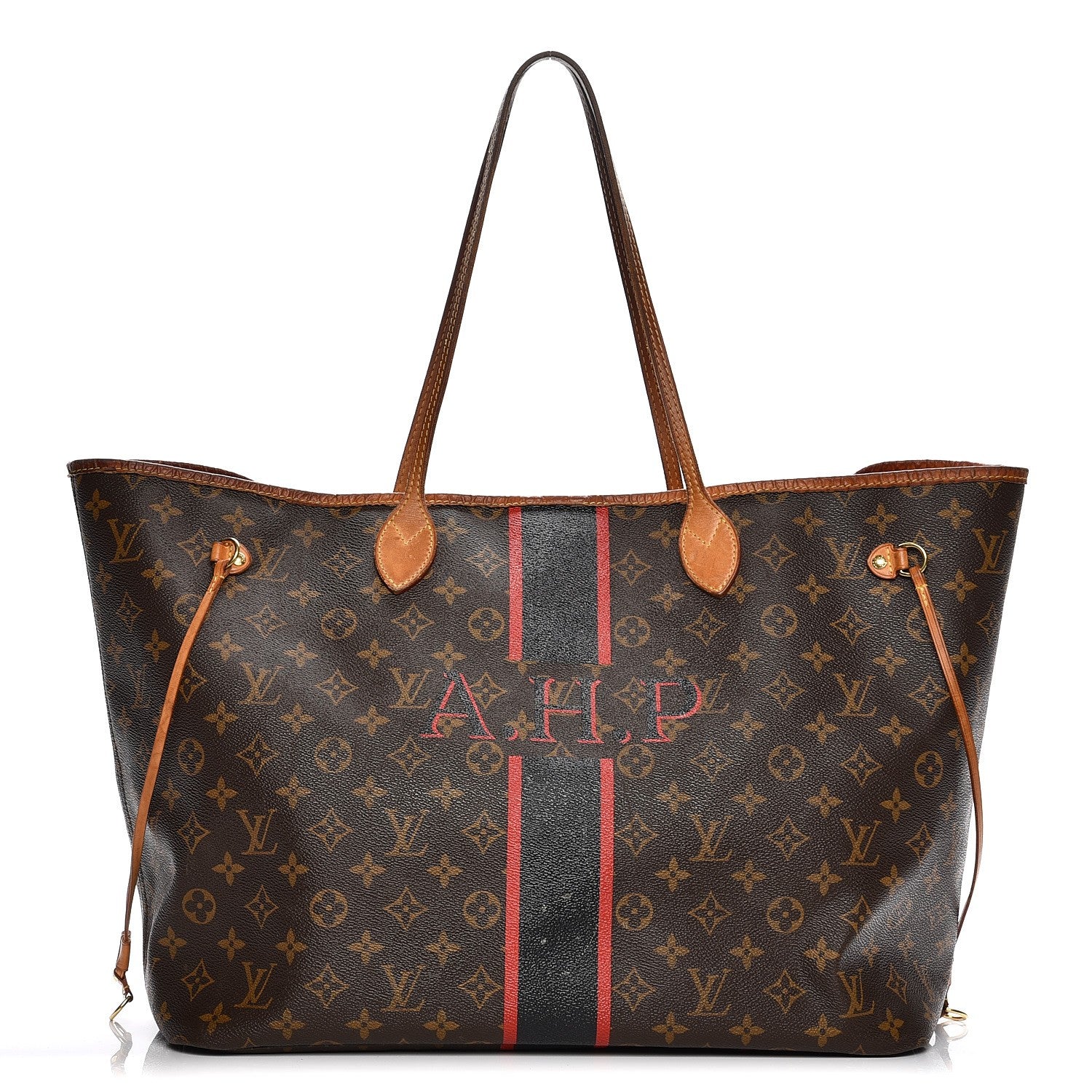 Louis Vuitton Monogram My LV Heritage Neverfull GM Rouge Black 1 of 18
