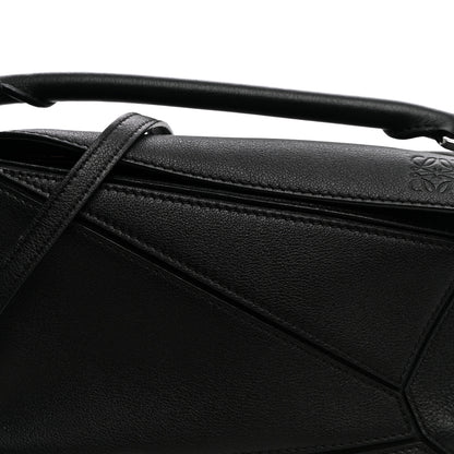 Loewe Calfskin Mini Puzzle Edge Bag Black 8 of 10