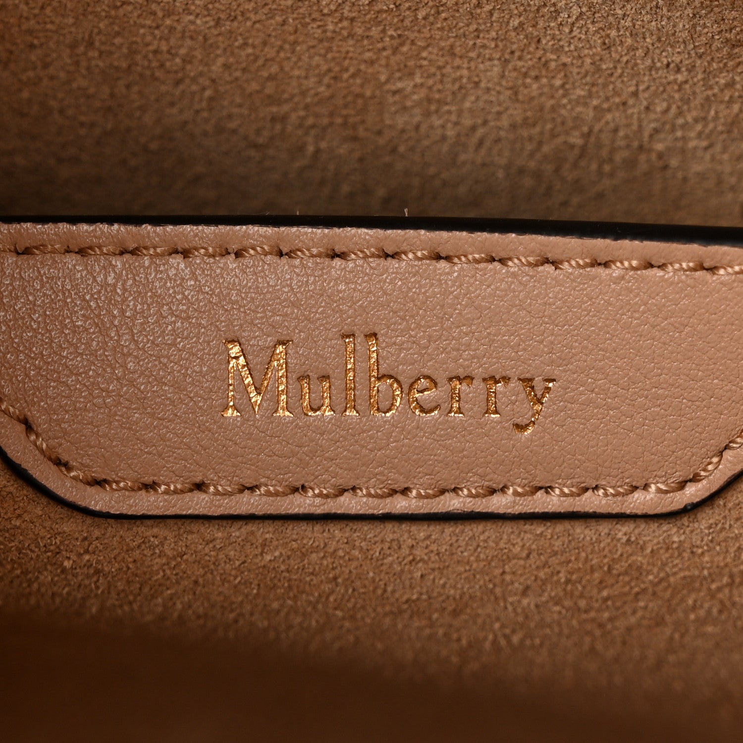 Mulberry Micro Classic Grain Calfskin Small Bayswater Zip Tote Maple 6 of 13
