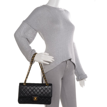 Chanel Caviar Quilted Medium Double Flap Black 2 of 8