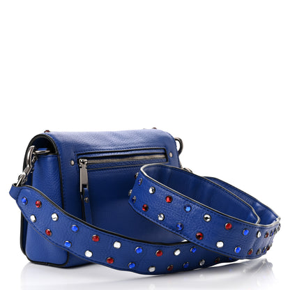 Marc Jacobs Calfskin Crystal Pretty Young Thing Crossbody Cobalt Blue 3 of 10