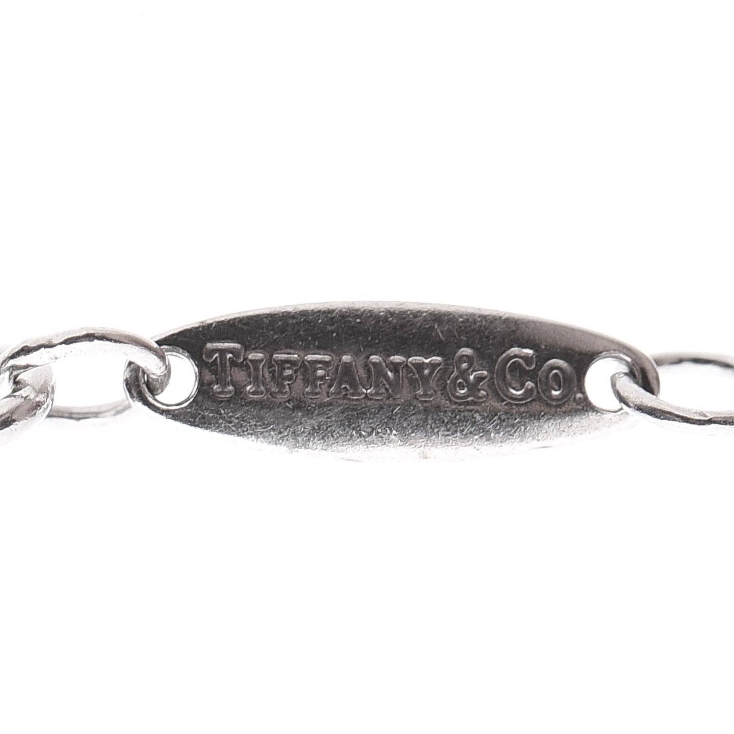 Sterling Silver Diamond .05ct Elsa Peretti Diamonds by the Yard Pendant Necklace