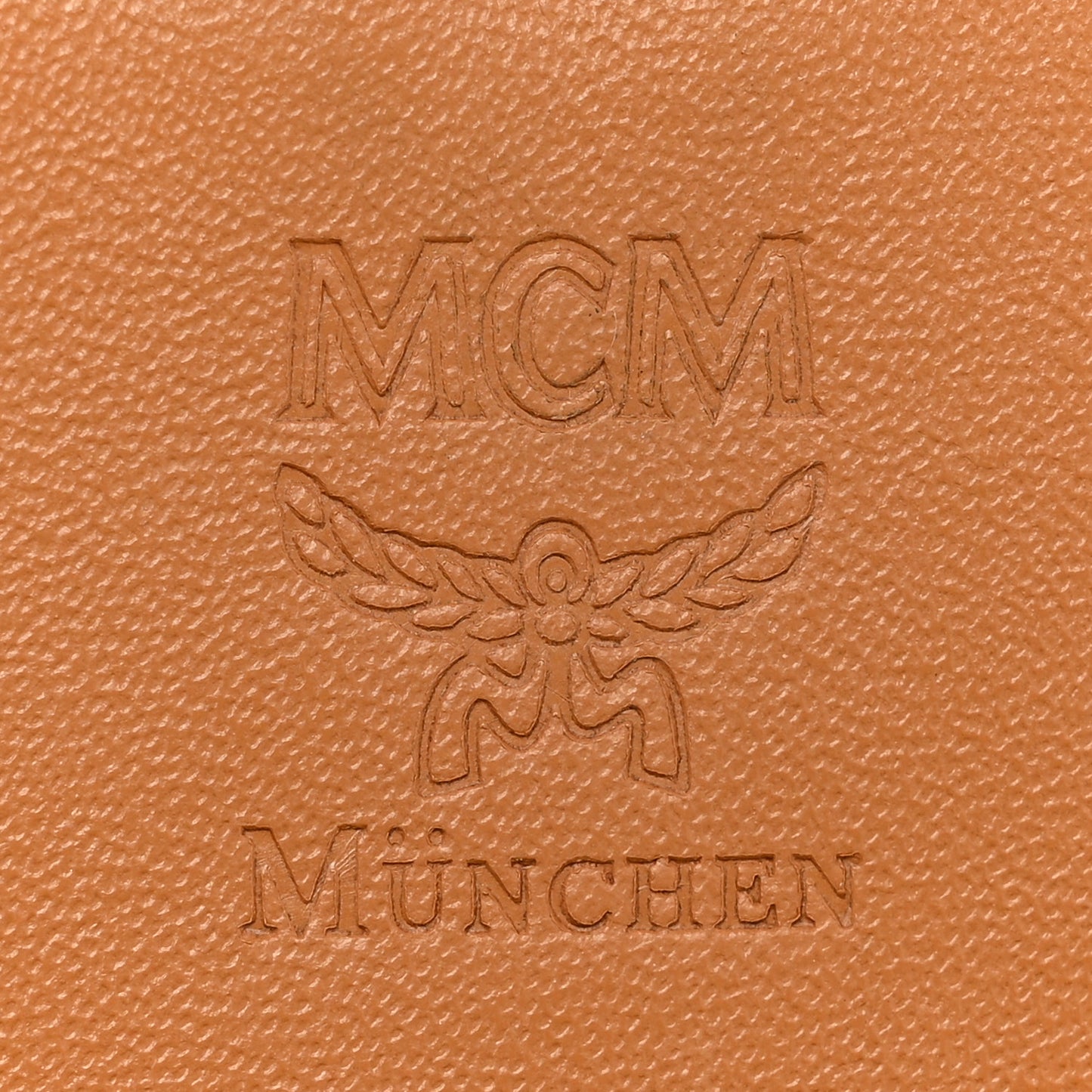 Visetos Studded Chain Wallet Cognac