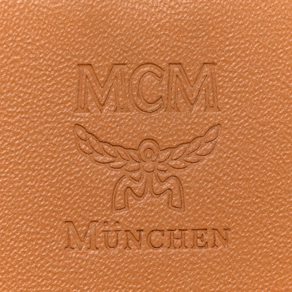 MCM Visetos Studded Chain Wallet Cognac 5 of 9