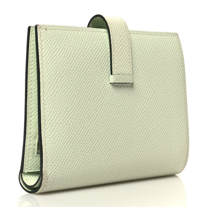 Hermes Epsom Bearn Compact Wallet Vert Fizz 3 of 11