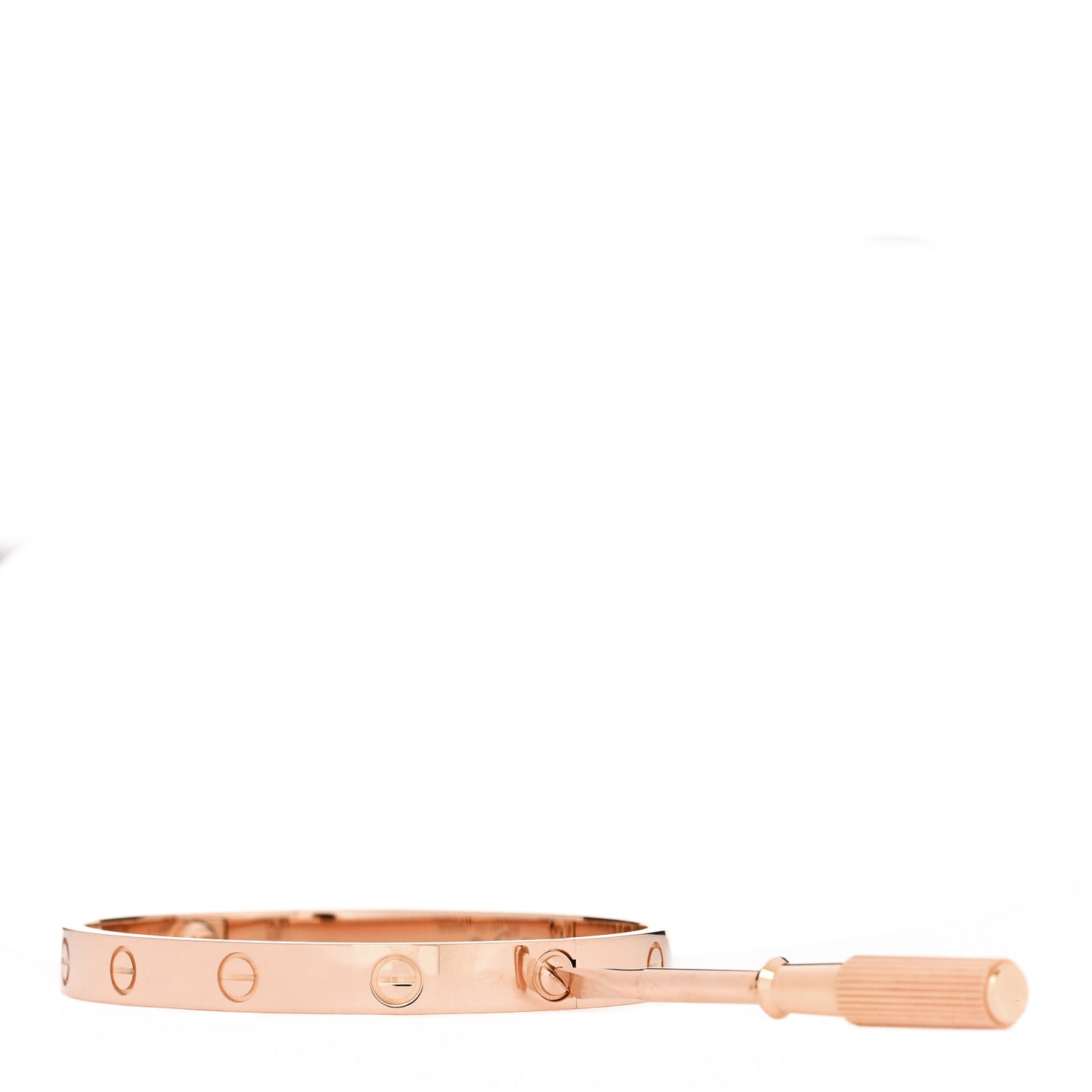 18K Pink Gold LOVE Bracelet 17