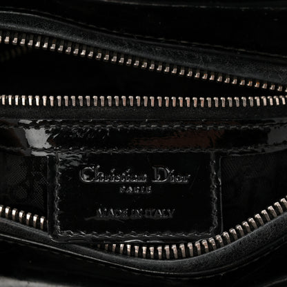 Christian Dior Patent Cannage Medium Lady Dior Black 6 of 11