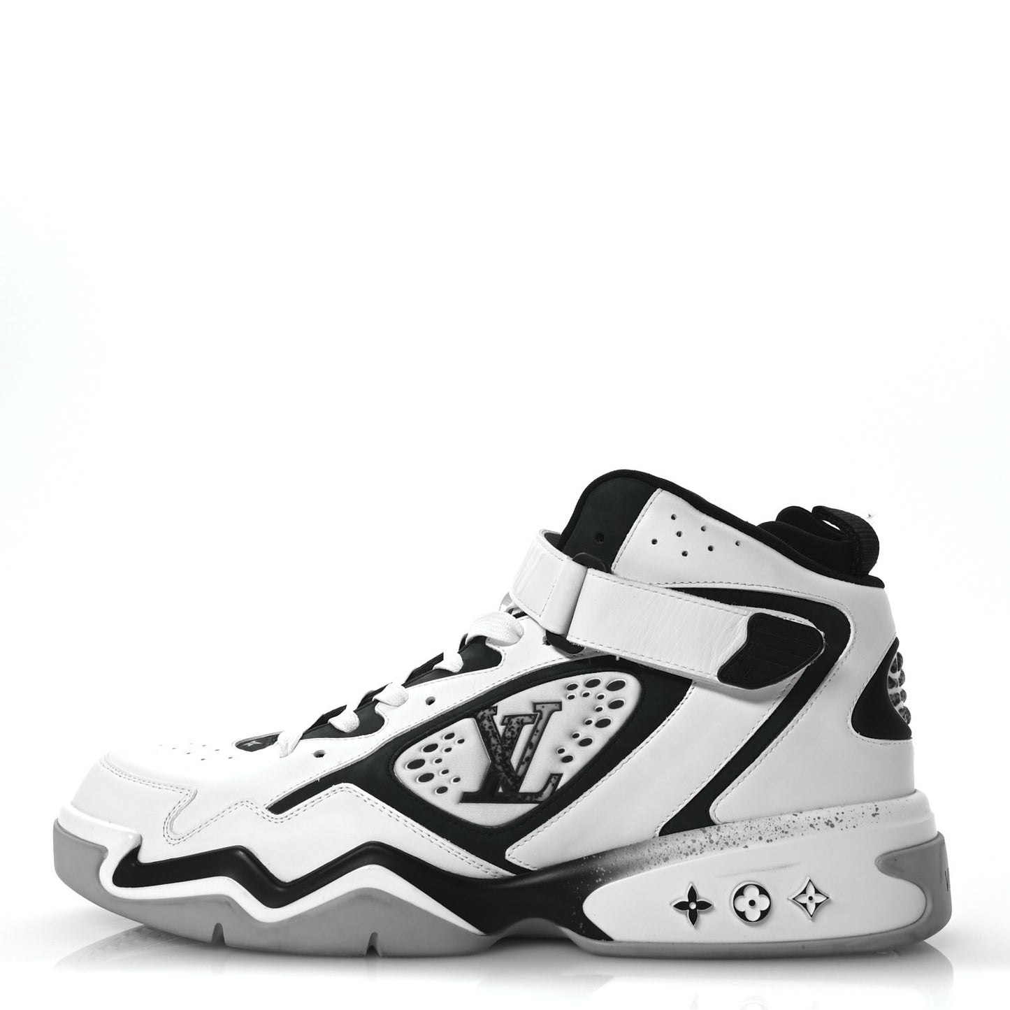 Calfskin Mens LV Trainer 2 Sneaker 10 White