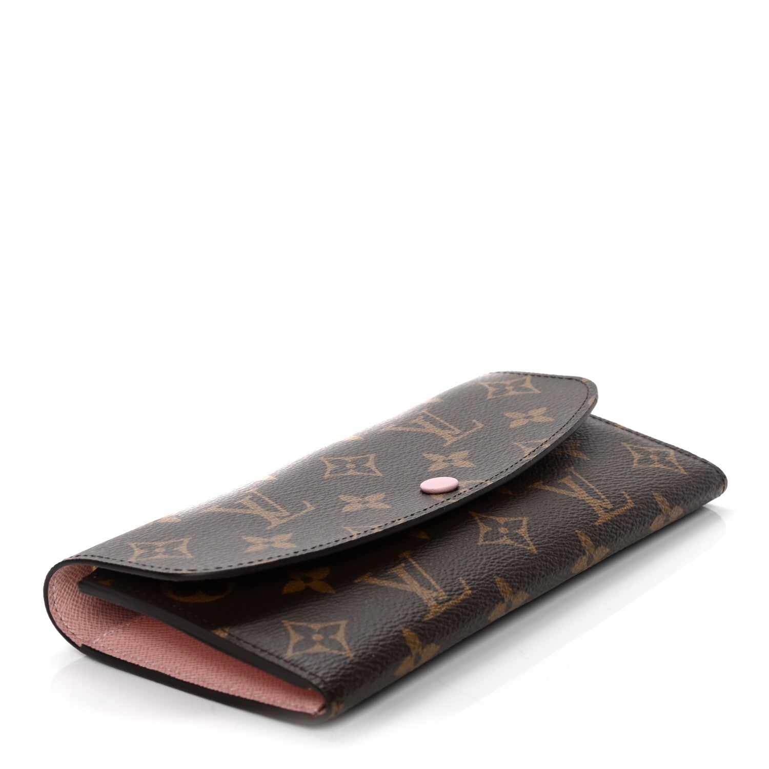 Louis Vuitton Monogram Emilie Wallet Rose Ballerine 4 of 7