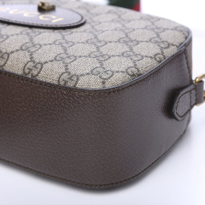 Gucci GG Supreme Monogram Web Neo Vintage Shoulder Bag Beige New Acero Crop 7 of 10