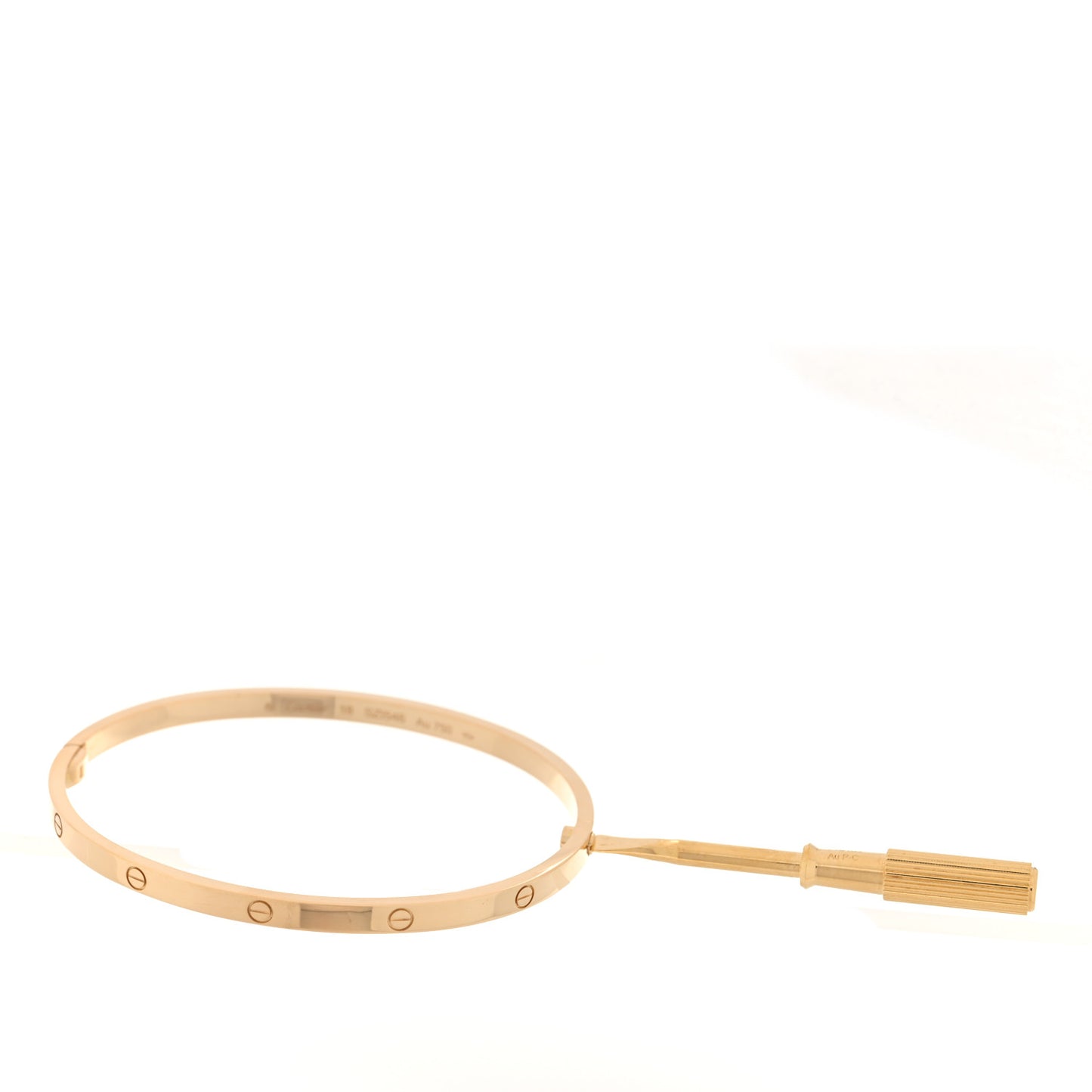 18K Yellow Gold Small LOVE Bracelet 18