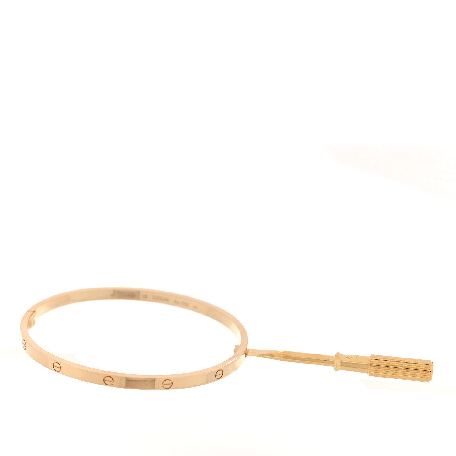 Cartier 18K Yellow Gold Small LOVE Bracelet 18 6 of 7