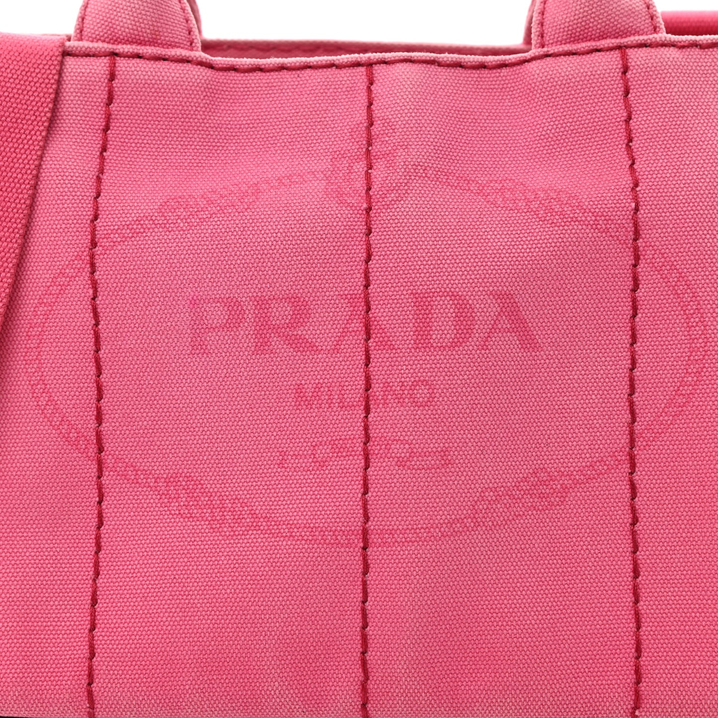 Canapa Small Logo Tote Fuxia