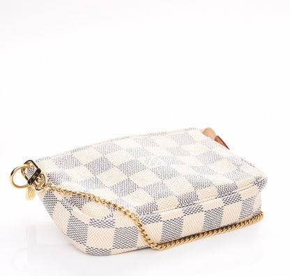 Louis Vuitton Damier Azur Mini Pochette Accessories 4 of 6