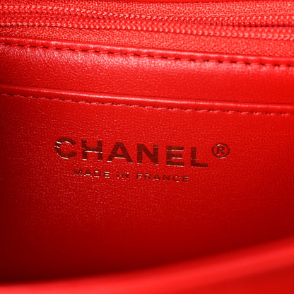 Chanel Lambskin Resin Crystal Square Quilted Monacoco Mini Flap Rogue 6 of 11