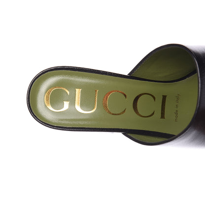 Gucci Granada Kid Houdan Platform Slide Sandals 36 Black 5 of 8