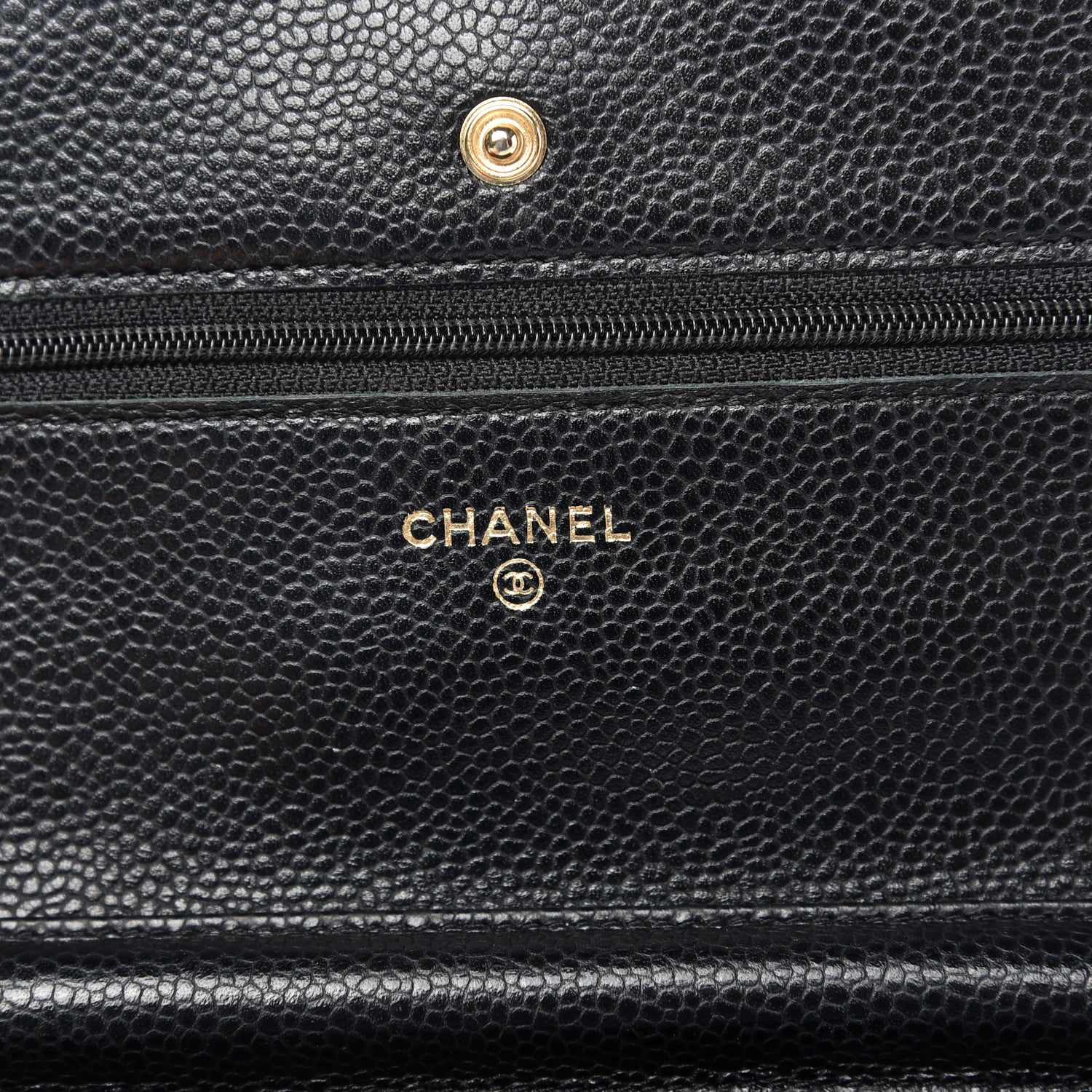 Chanel Caviar Quilted Wallet On Chain WOC Black 8 of 12