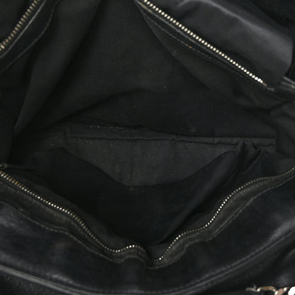 Saint Laurent Calfskin Y Quilted Monogram Large Loulou Chain Satchel Black 6 of 12