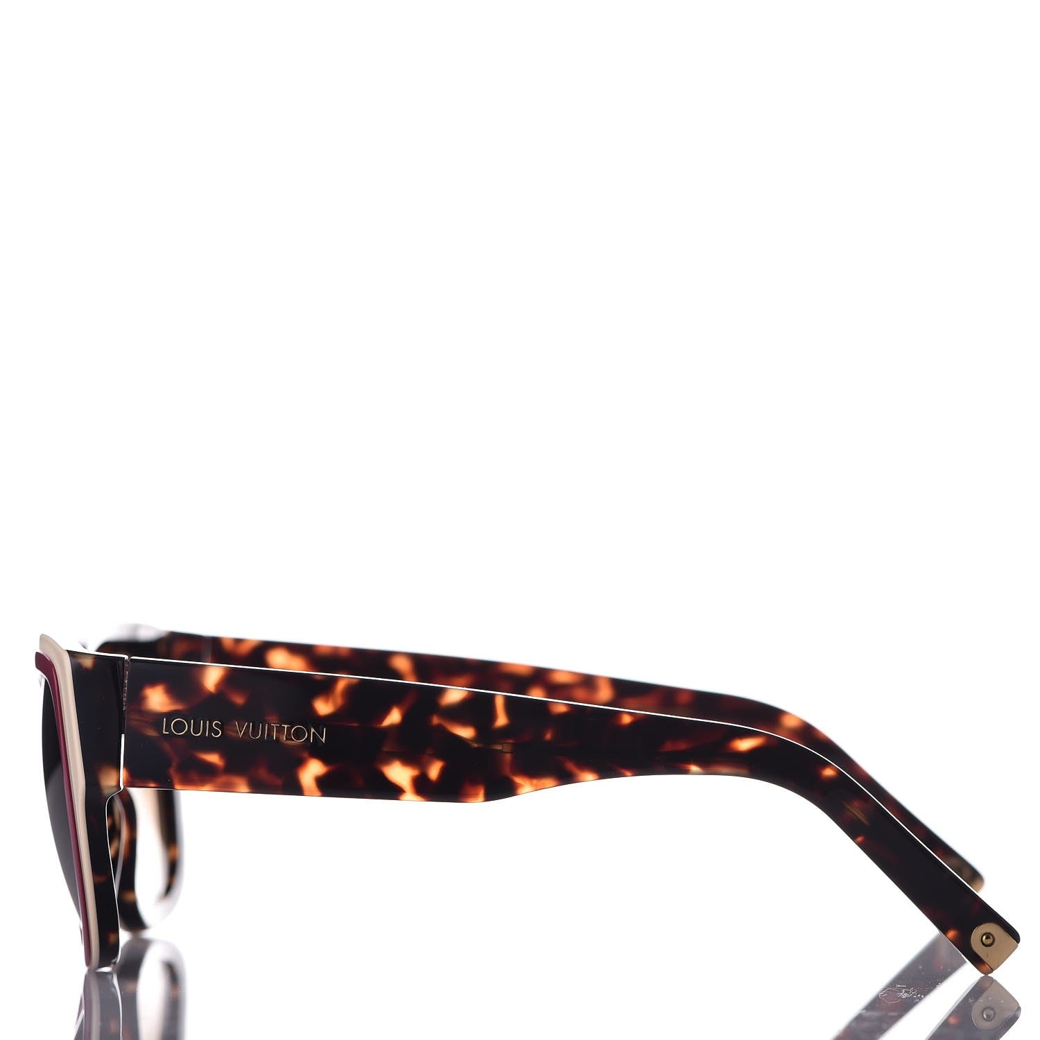 Louis Vuitton Tortoise Aster Sunglasses Z0619W Fuchsia 2 of 7