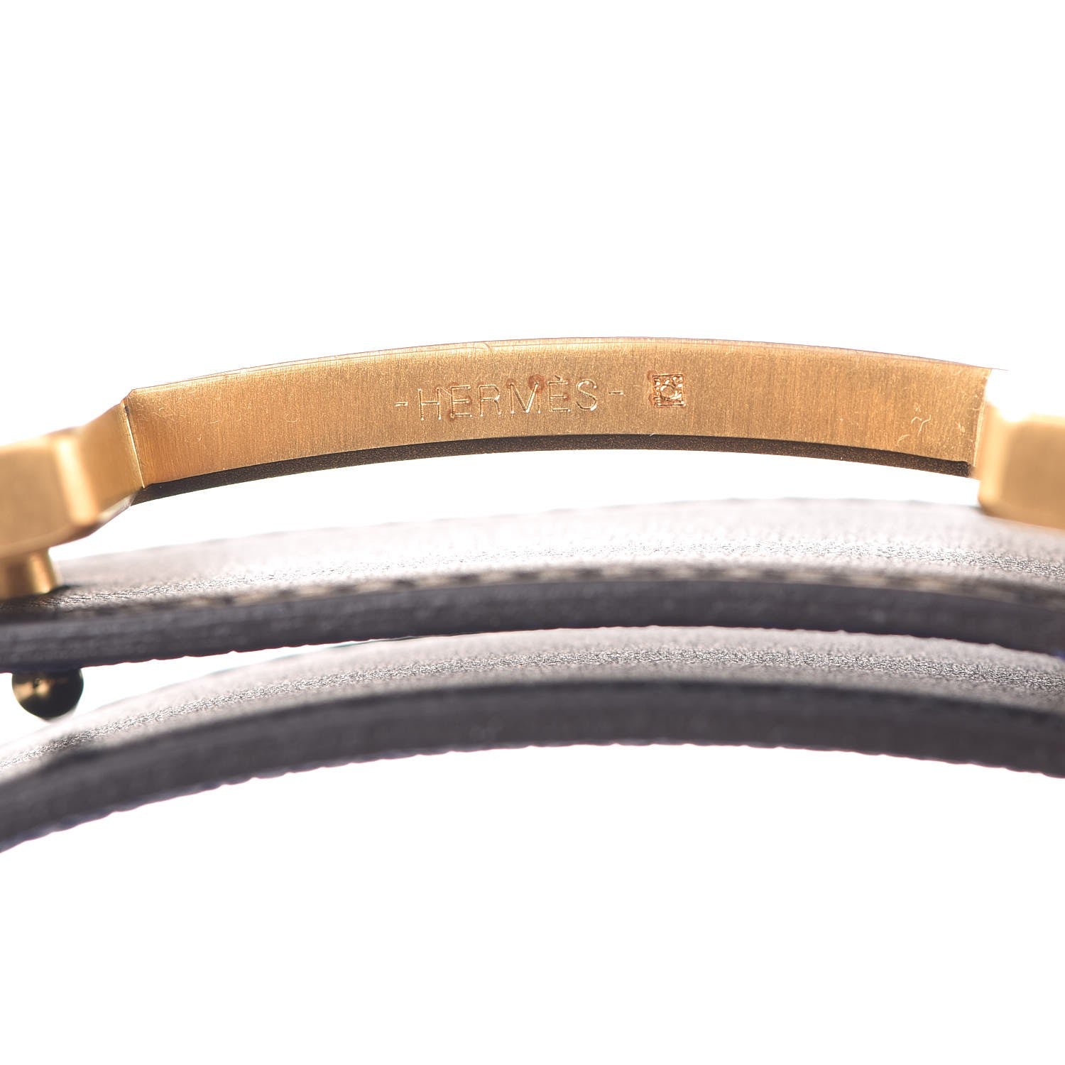 Hermes Chamonix Epsom 42mm Constance H Belt 85 Black Bleu Electrique 10 of 14