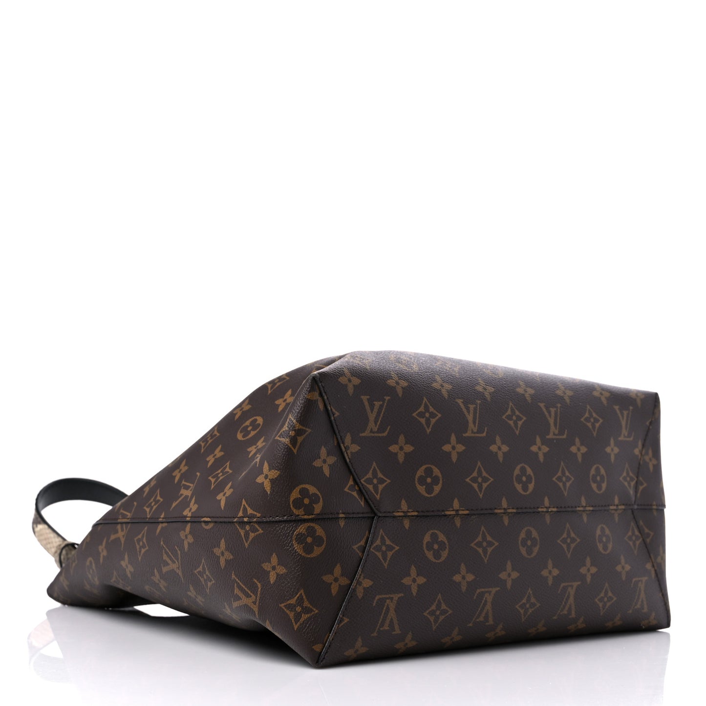 Monogram Flower Hobo Snakeskin