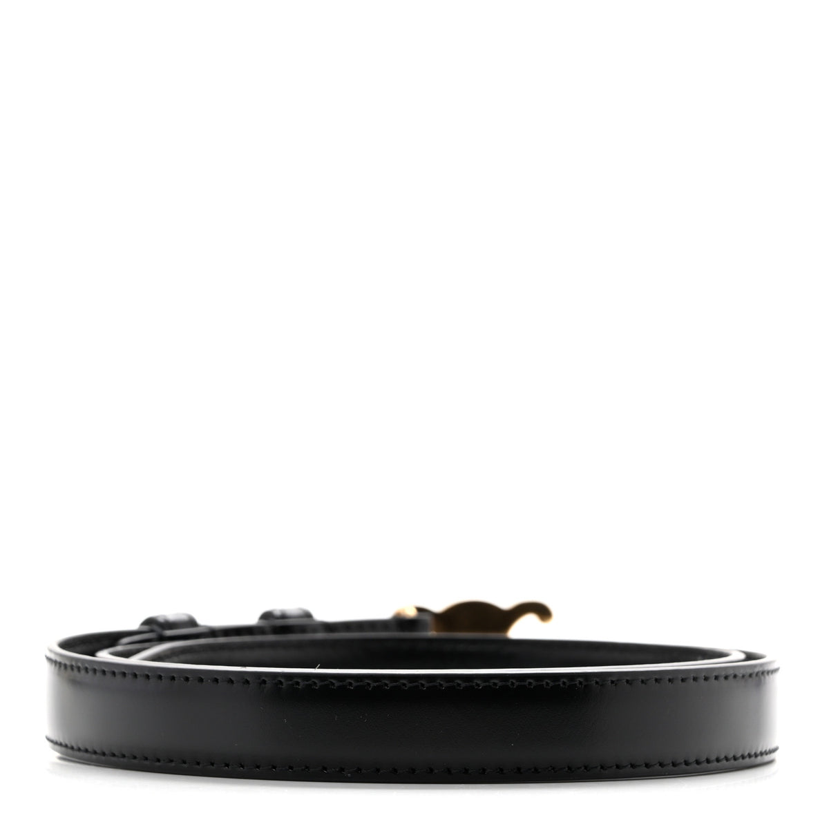 Box Calfskin Medium 25mm Triomphe Belt 75 30 Black